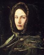 Abbott Handerson Thayer Girl in Fur Hood oil painting reproduction